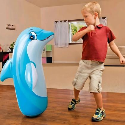 Imagem de Boneco João Bobo Teimoso Inflável 3d Animais Para Crianças