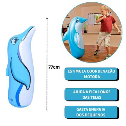 Imagem de Boneco João Bobo Teimoso Inflável 3d Animais Para Crianças