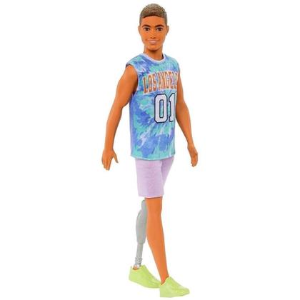 Imagem de Boneco Ken Fashionista Perna Mecânica 30Cm hjt11