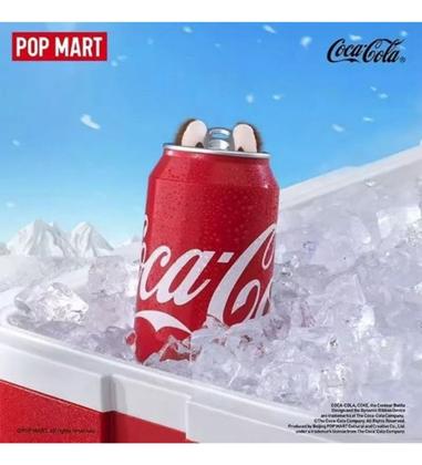 Imagem de Boneco Labubu Coca Cola Lata Surpresa Edição Colecionável Limitada