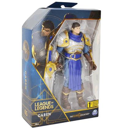 Imagem de Boneco League Of Legends Garen 15Cm Com Acessórios Sunny