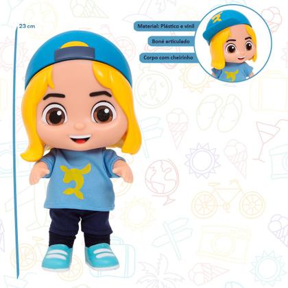Imagem de Boneco Luke Os Aventureiros Luccas Neto Filho 1242 Rosita