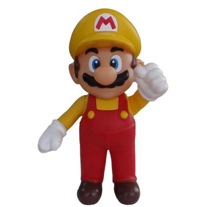 Imagem de Boneco Mario Maker Amarelo - Super Mario Bros Grande