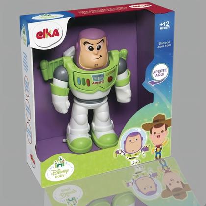Imagem de Boneco Meu Amigo Buzz Lightyear Toy Story Fala Frases Elka
