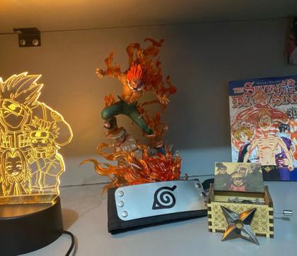 Imagem de Boneco Might Guy Naruto Action Figure Estatueta Colecionavel Peça Decorativa 8 Portoes