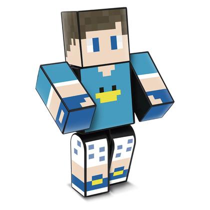 Imagem de Boneco Mine Athos Cadres Problems Lopers Original 25cm Gamer Skins Articulado Diversos Holográfico Hobbie Craft