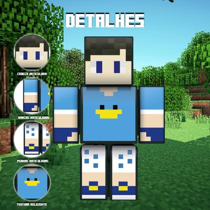 Imagem de Boneco Mine Athos Cadres Problems Lopers Original 25cm Gamer Skins Articulado Diversos Holográfico Hobbie Craft