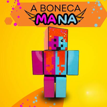 Imagem de Boneco Minecraft Youtubers Gamer Skin Mana Gamer 3031328