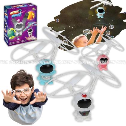 Imagem de Boneco Mini Astronauta Voa a Sensor com Luz Led Brinquedo Infantil Criança