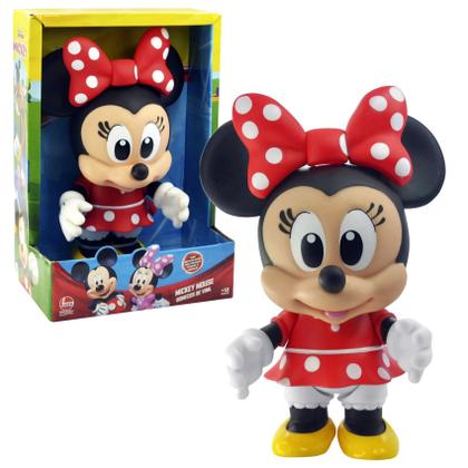 Imagem de Boneco Minnie Baby De Vinil Disney - Lider Brinquedos