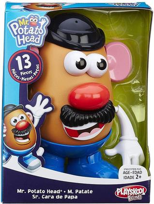 Boneco Mr Potato Head - Sr Cabeça de Batata - Com 13 Peças - 19Cm