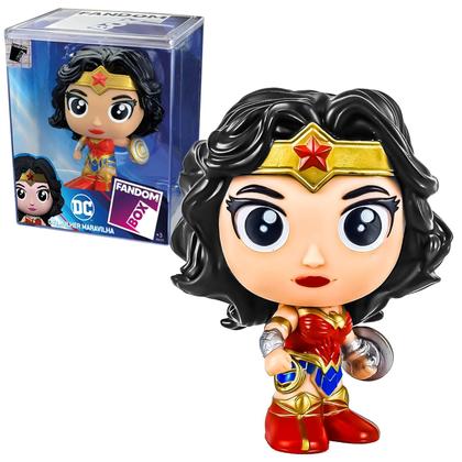 Imagem de Boneco Mulher Maravilha Colecionável Fandom Box 043 DC Liga Da Justiça Líder Brinquedos