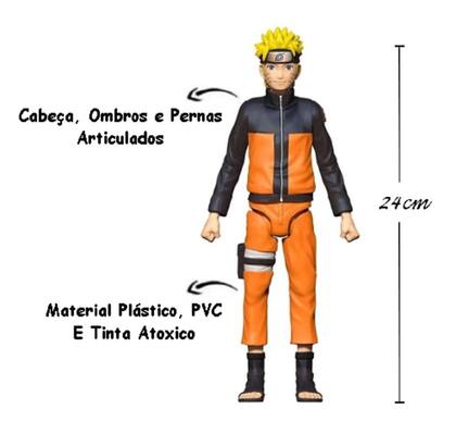 Imagem de Boneco Naruto Uzumaki Shippuden Articulado Original - Elka