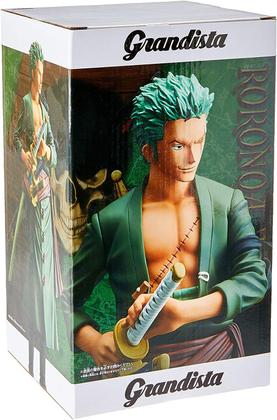 Boneco One Piece - Roronoa Zoro 28 cm - Grandista Banpresto