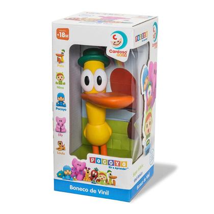 Imagem de Boneco Pato De Vinil Macio Desenho Infantil Pocoyo - Cardoso