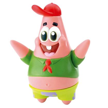 Imagem de Boneco Patrick Estrela Bob Esponja Vinil Macio Articulado Tamanho Grande Líder Brinquedos