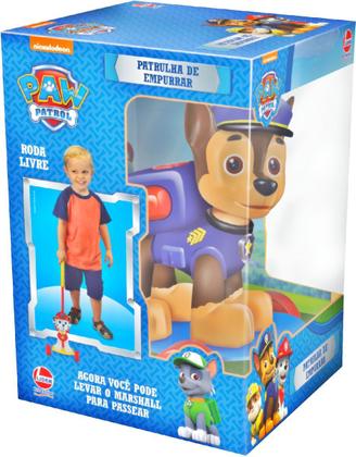 Imagem de Boneco Patrulha Canina De Empurrar Chase Paw Patrol - Líder Brinquedos