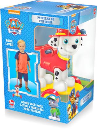 Imagem de Boneco Patrulha Canina De Empurrar Marshall Paw Patrol - Líder Brinquedos