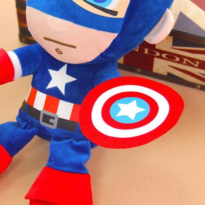 Imagem de Boneco Pelucia Capitao America Brinquedo