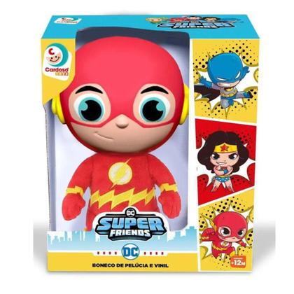 Imagem de Boneco Pelúcia E Vinil The Flash DC 3073 - Cardoso - Cardoso Toys