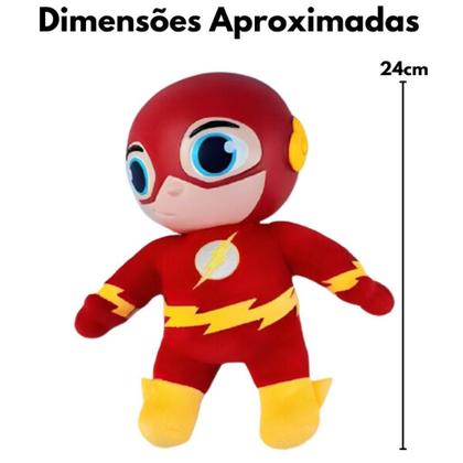 Imagem de Boneco Pelúcia E Vinil The Flash DC 3073 - Cardoso - Cardoso Toys