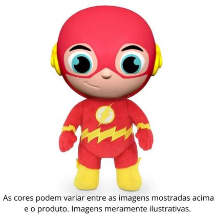 Imagem de Boneco Pelúcia E Vinil The Flash DC 3073 - Cardoso - Cardoso Toys