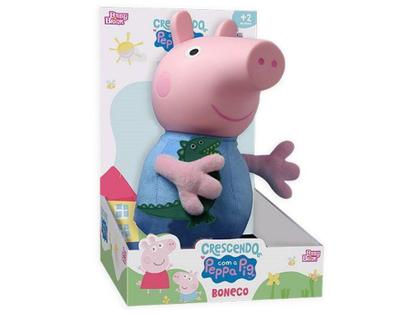 Imagem de Boneco Peppa Pig Crescendo com a Peppa Pig   - George Pig 32cm Baby Brink