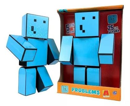 Imagem de Boneco Pequeno Problems 25 Cm Minecraft - Edição Limitada