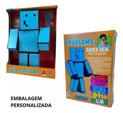 Imagem de Boneco Pequeno Problems 25 Cm Minecraft - Edição Limitada