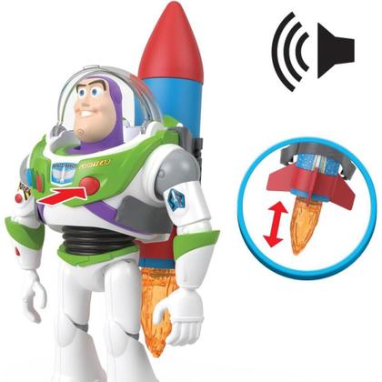 Boneco Pixar TOY STORY BUZZ Lightyear 30CM com Frases e SONS