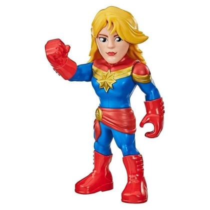 Imagem de Boneco Playskool Hero Mega Mighty Articulado 25 cm Capitã Marvel - Hasbro