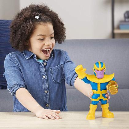 Imagem de Boneco Playskool Marvel Super Hero Adventures Mega Mighties Thanos - Hasbro F0022