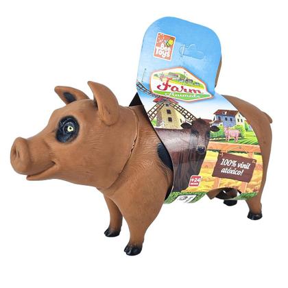 Imagem de Boneco Porco Brinquedo Crianças Infantil Animais Da Fazenda - Bee Toys