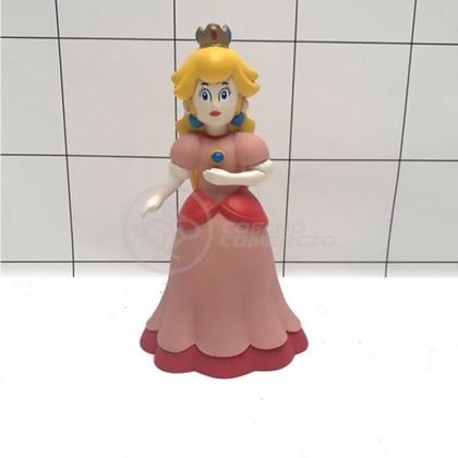 Imagem de Boneco Princesa Peach Toadstool Super Size 23Cm - Mario