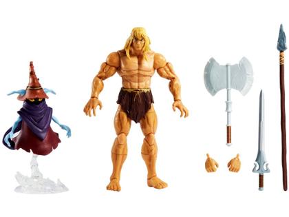 Imagem de Boneco Revelation He-Man and The Masters of the - Universe Savage com Acessórios 2 Bonecos Mattel