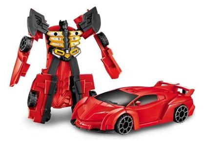 Imagem de Boneco Robô Transformers 2 Em 1 Carrinho Vira Robô Carro