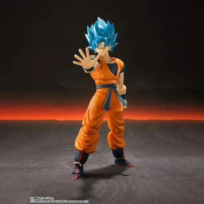 Imagem de Boneco Son Goku Blue Shfiguarts Dragon Ball Figure Bandai