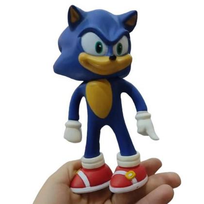 Imagem de Boneco Sonic Articulado Grande Brinquedo Caixa Collection Lançamento Action Figure 16cm