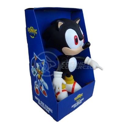 Imagem de Boneco Sonic Preto Grande Super Size 23Cm - Sonic