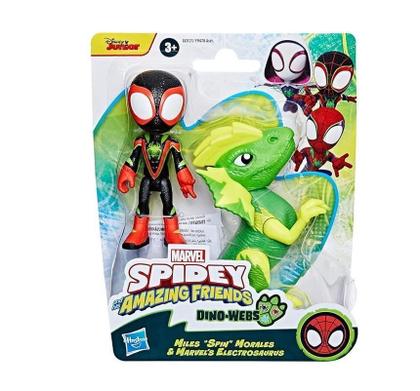 Imagem de Boneco Spidey Miles Morales E Electrosaurus - Hasbro
