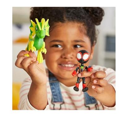 Imagem de Boneco Spidey Miles Morales E Electrosaurus - Hasbro