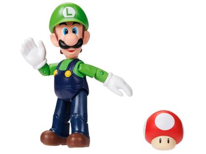 Imagem de Boneco Super Mario Fire 10,3cm com Acessório 