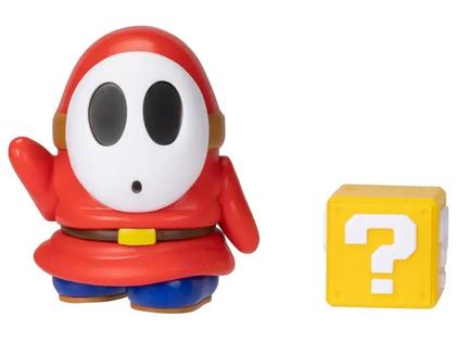 Imagem de Boneco Super Mario Fire 10,3cm com Acessório 