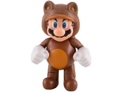 Imagem de Boneco Super Mario Fire 10,3cm com Acessório 