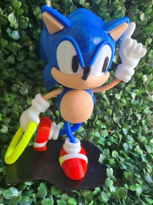 Imagem de Boneco Super SONIC Impressora 3D