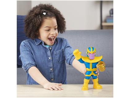 Imagem de Boneco Thanos Playskool Heroes Marvel Super Hero - Adventures Mega Mighties 25cm Hasbro