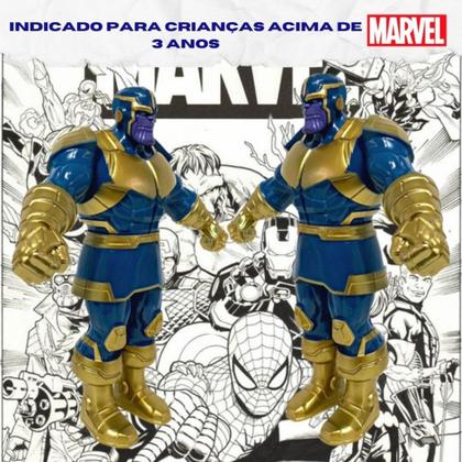 Imagem de Boneco Thanos Vingadores Ultimato Marvel Articulado Vilão