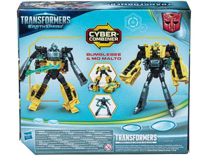 Imagem de Boneco Transformers EarthSpark Cyber-Combiner - Bumblebee e Mo Malto 12,5cm com Acessório Hasbro