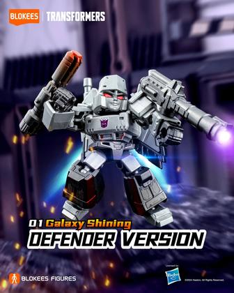 Imagem de Boneco Transformers Galaxy Defender Robôs Optimus Prime e Megatron Model Kit Figure