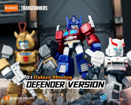 Imagem de Boneco Transformers Galaxy Defender Robôs Optimus Prime e Megatron Model Kit Figure